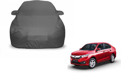 Auto Hub Car Cover For Honda Amaze (With Mirror Pockets)(Grey)