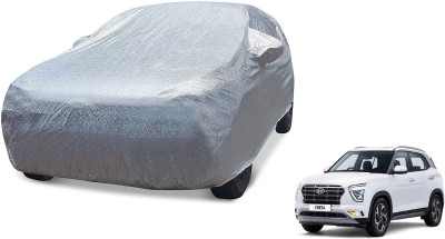 MOCKHE Car Cover For Hyundai Creta (With Mirror Pockets)(Multicolor)