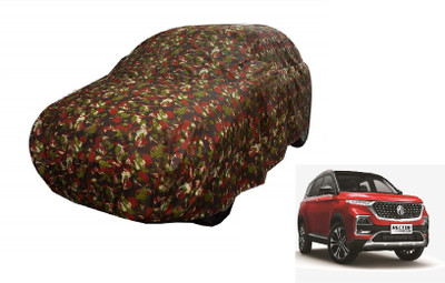 Auto Hub Car Cover For MG Hector Plus (Without Mirror Pockets)(Green)