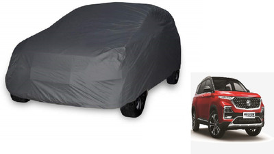 Auto Hub Car Cover For MG Hector Plus (Without Mirror Pockets)(Grey)