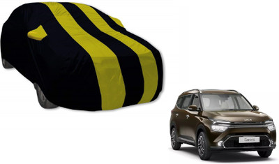MOCKHE Car Cover For Kia Carens (With Mirror Pockets)(Yellow)
