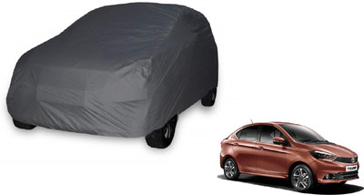 MOCKHE Car Cover For Tata Tigor (Without Mirror Pockets)(Grey)