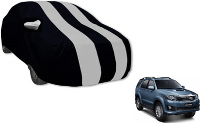 MOCKHE Car Cover For Toyota New Fortuner (With Mirror Pockets)(Silver)