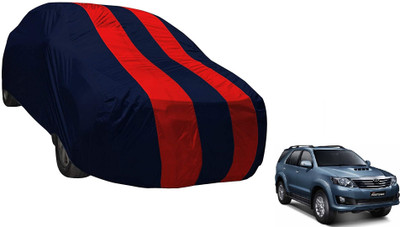 MOCKHE Car Cover For Toyota New Fortuner (With Mirror Pockets)(Red)