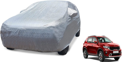 Auto Hub Car Cover For Kia Sonet (With Mirror Pockets)(Multicolor)