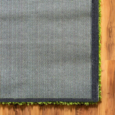 Acarpet Green Polyester Area Rug(2 ft,  X 4 ft, Rectangle)