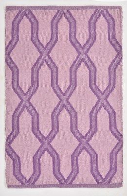 UB Home and Decor Purple Cotton Carpet(2 ft,  X 3 ft, Rectangle)