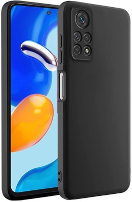 VISHZONE Back Cover for Xiaomi Redmi Note 11(Black, Grip Case, Silicon, Pack of: 1)