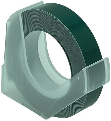 MOTEX Original Embossing Label Maker Cello tape (Manual)(Set of 5, Green)