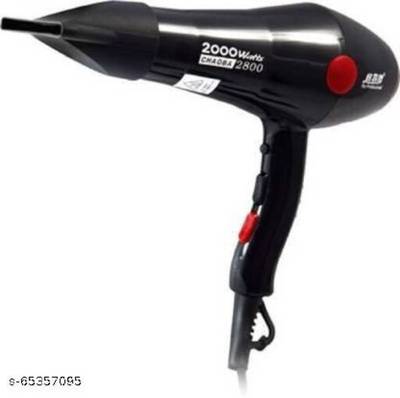 UKR SALES CHAOBA 2800 Professional Hair Dryer 2000 W. Hair Dryer (2000 W, Black) Hair Dryer
