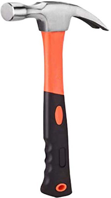 Hyderon heavy duty multi utility indestructable fibre glass handle claw hammer- 700 gm Curved Claw Hammer(0.7 kg)