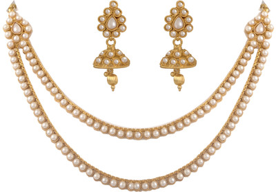FFC-FASHION FOR CHOICE Copper Gold-plated Gold Jewellery Set(Pack of 1)
