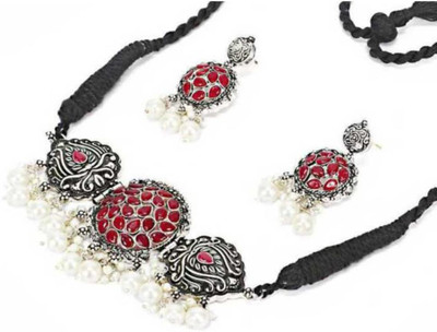 Cosmossystems Alloy Sterling Silver Silver Jewellery Set(Pack of 1)