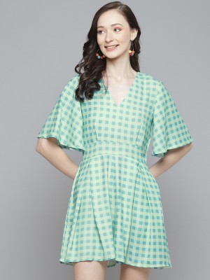 SASSAFRAS Checkered Women Jumpsuit