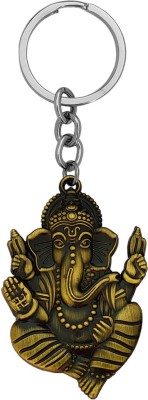 M Men Style Hindu God of Beginnings Shree Ganesh Shiva' Son Keychain And Keyring Gift Key Chain