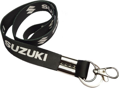 Daiyamondo Suzuki Fabric Locking Hook ID tag Key Chain Multicolour Keychain Lanyard Key Chain