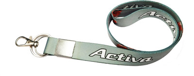 WHITE POPCORN Activa Fabric Locking Hook ID tag Key Chain Multicolour Keychain Key Chain