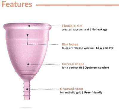 FlyTouch Large Reusable Menstrual Cup(Pack of 1)