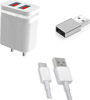 DAKRON Wall Charger Accessory Combo for Redmi Note 10 Lite(White)