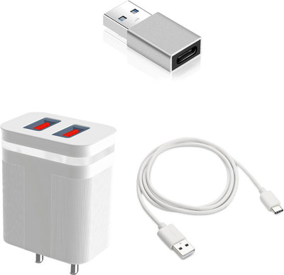 DAKRON Wall Charger Accessory Combo for OnePlus Nord CE 5G(White)