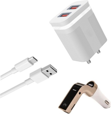 DAKRON Wall Charger Accessory Combo for OnePlus 9 Pro(White)