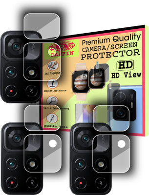 DAFFIN Back Camera Lens Glass Protector for POCO M4 Pro 5G(Pack of: 3)