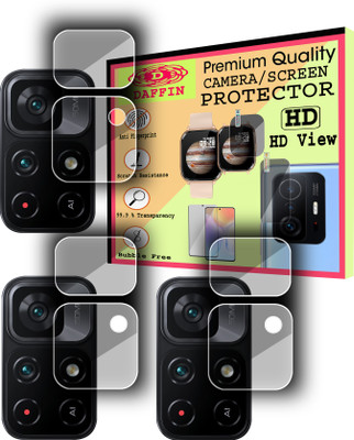 DAFFIN Back Camera Lens Glass Protector for POCO M4 Pro 5G(Pack of: 3)