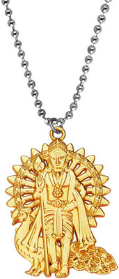 Shiv Jagdamba Lord Murugan Kartikeya Kumara Kumaraswami Subrahmanyam Bhagwan Locket With Chain Sterling Silver Zinc, Metal Locket