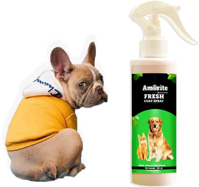 Amorite Antiseptic Pet Coat Spray Ticks And Fleas Pet Coat Spray | Treatment and Repellent pet deodorizer Coat Spray for Dogs, Puppies, Cats Deodorizer(200 ml, Pack of 1)