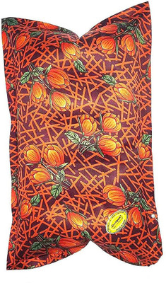 DUCKBACK Air Floral Travel Pillow Pack of 1(DARK RED)