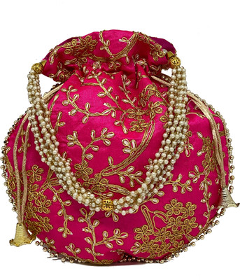PREESA SILK-RANI Potli