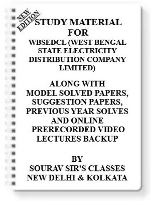 Study Material On Wbsedcl (West Bengal State Electricity Distribution Company Limited) [pack Of 4 Books] With Model Question Papers + Topicwise Analysis + Mcq Questions+ Special Practice Set(Spiral, SOURAV SIR)