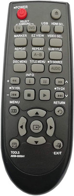BhalTech AK59-0084V DVD Player Compatible with  Samsung Remote Controller(Black)