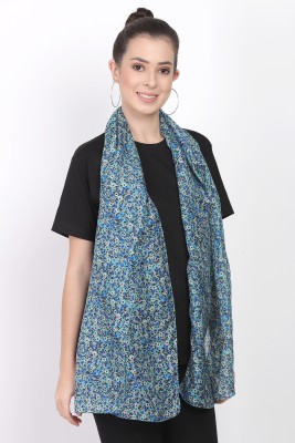 Cashmere Craft Printed Silk Women Fancy Scarf