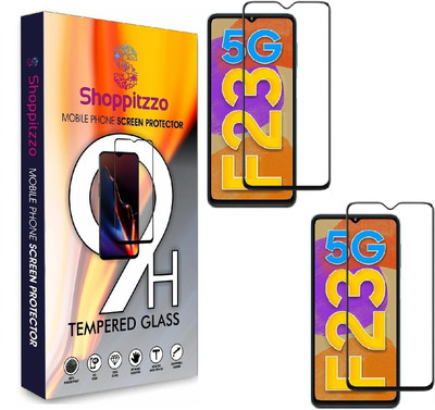 Shoppitzzo Edge To Edge Tempered Glass for SAMSUNG Galaxy F23 5G/NeoShield Tempered Glass/Full Screen Coverage-Edge to Edge/9H(Pack of 2)