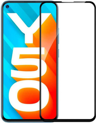 Nathaccessories Edge To Edge Tempered Glass for VIVO Y50 / VIVO Y30(Pack of 1)