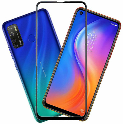 ELEF Edge To Edge Tempered Glass for Tecno Spark 5 11D Gorilla Tempered Glass Full Screen Covrage 9H Hardness(Pack of 1)