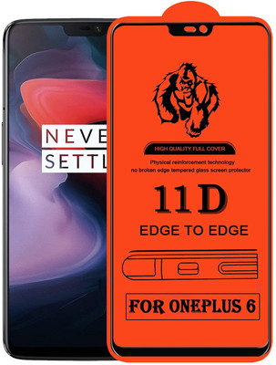 ELEF Edge To Edge Tempered Glass for OnePlus 6(Pack of 1)