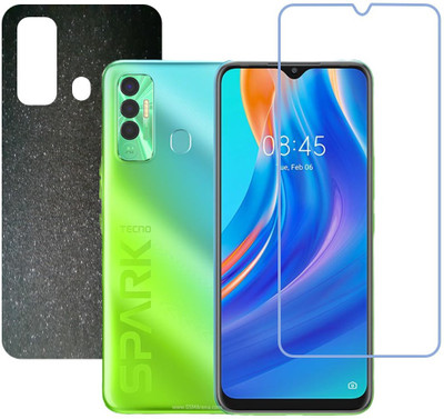 DVTECH Front and Back Screen Guard for Tecno Spark 7P(Pack of 1)