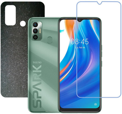 DVTECH Front and Back Screen Guard for Tecno Spark 7(Pack of 1)