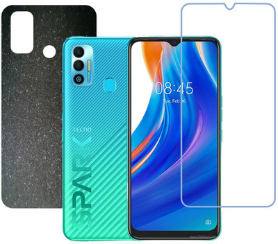DVTECH Front and Back Screen Guard for Tecno Spark 7T(Pack of 1)