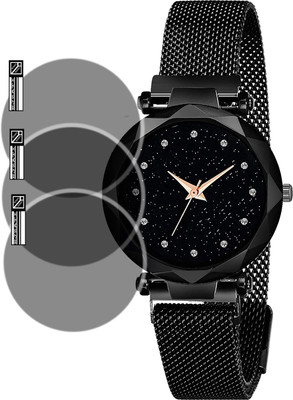 EJZATI Screen Guard for Talgo Analog Women's Watch (Black Dial) screen guard(Pack of 3)