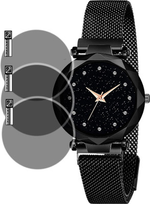 EJZATI Screen Guard for Talgo Analog Women's Watch (Black Dial) screen guard(Pack of 3)