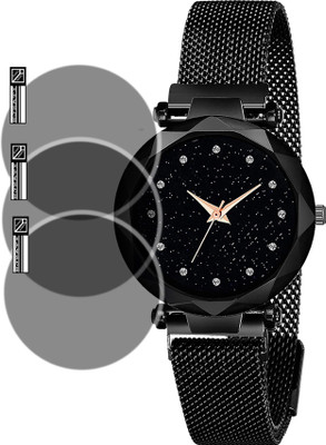 EJZATI Screen Guard for Talgo Analog Women's Watch (Black Dial) screen guard(Pack of 3)