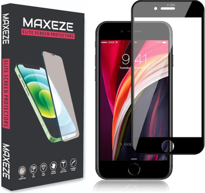 MAXEZE Tempered Glass Guard for Apple iPhone SE 3rd Generation(Pack of 1)