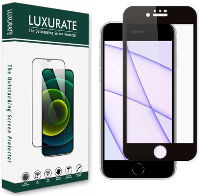 LUXURATE Tempered Glass Guard for Apple iPhone SE 3(Pack of 1)