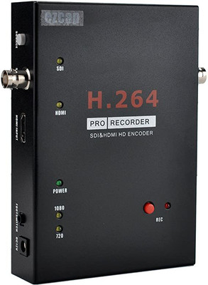 microware EZCAP286 SDI HDMI H.264 Pro HDMI Recorder Box 3G Video Capture Card Encoder Media Streaming Device(Black)