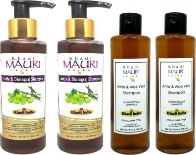 Khadi Mauri Amla Aloe Vera And Amla Bhringraj Shampoo(840 ml)