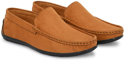MACTREE Loafers For Men(Tan , 10)