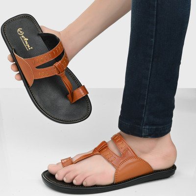 Men's Avenue Men Slides(Tan , 7)